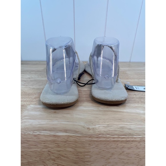 APT 9 champagne thong sandals size L‎ (9-10) - Picture 4 of 5